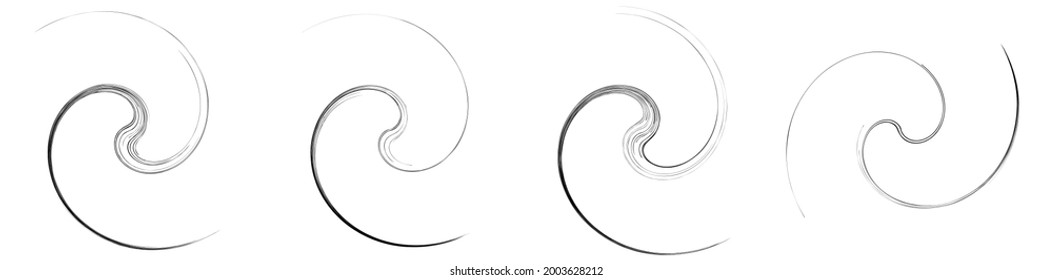 Organic weed, grass like curvy, wavy lines
