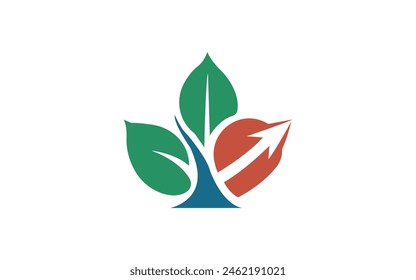 Organic and welfare logo vector image