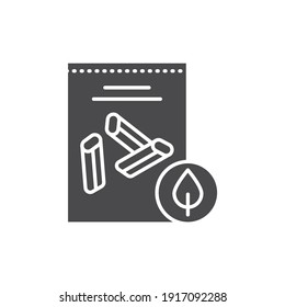 Organic whole grain pasta сolor line icon. Pictogram for web page, mobile app, promo. UI UX GUI design element. Editable stroke.