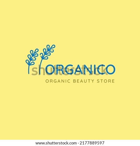 Organico Beaty Store Vector Logo Template. Premium quality.