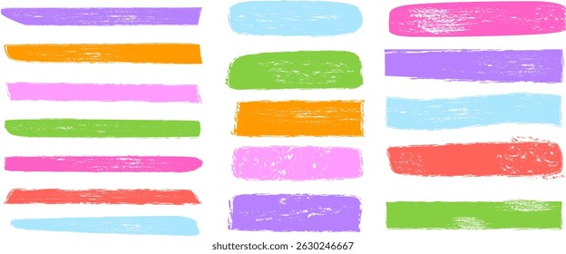 Organic-shaped brush strokes with grungy, abstract textures.
Eco-friendly green watercolor stains and blobs, featuring hand-painted lines, circles, squares, and rectangles
