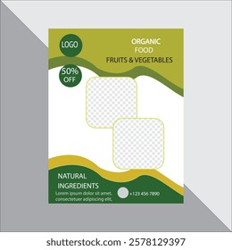 Organik food flyer templet design