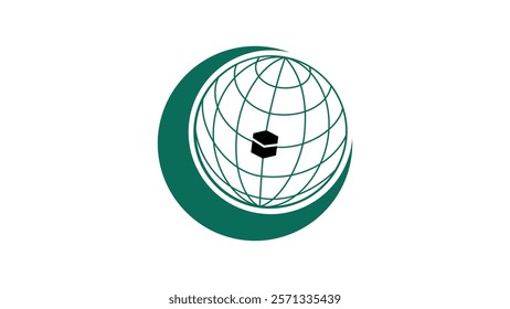 Organisation of Islamic Cooperation Flag Vector Illustration