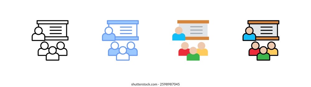 Organisation Multi style Icon Sheet