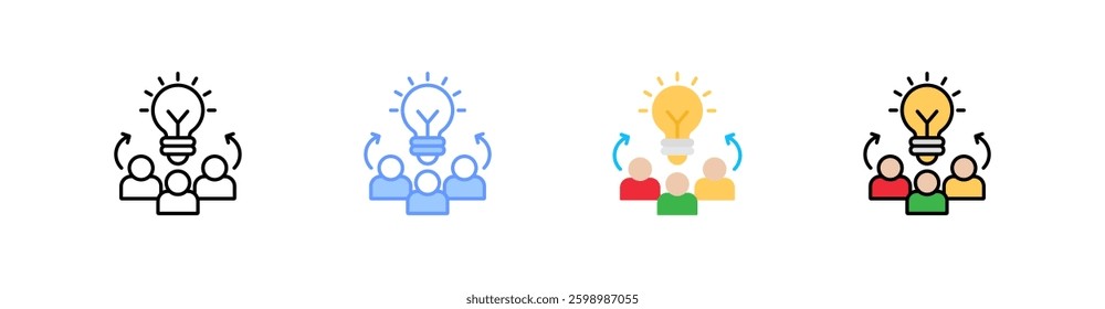 Organisation Multi style Icon Sheet