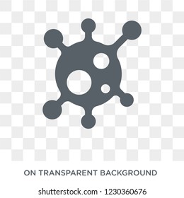 organism icon. Trendy flat vector organism icon on transparent background from General collection. 