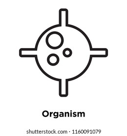 Organism icon vector isolated on white background, Organism transparent sign