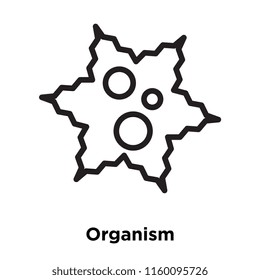 Organism icon vector isolated on white background, Organism transparent sign