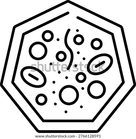 Organism Illustration vector Icon Design