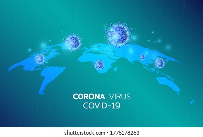 organism illustration virus seen covid-19 coronavirus outbreak, virus coronaviruses rendering of virus
