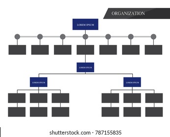 Organization Chart Infographics 