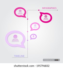 organization chart infographics, vector illustration 