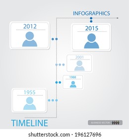 organization chart infographics, vector illustration