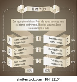 Organization chart template.