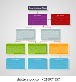 Organization chart template.