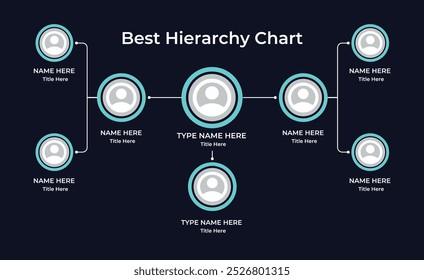 Organization or Company Structure Infographic