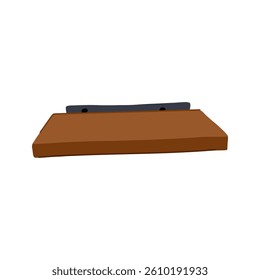 organization floating shelves cartoon. decor minimalist, modern wood, wall display organization floating shelves sign. isolated symbol vector illustration