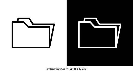 Organization and Folder Storage Icons. Digital Archive and File Management Symbols.