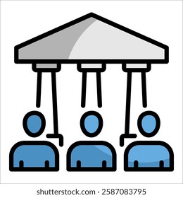 Organization Icon Element For Design