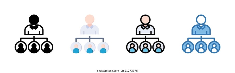 Organisationssymbol-Element für Entwurf