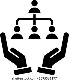 Organization Icon Element For Design And Vector