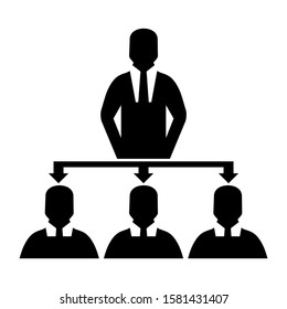 organization icon isolated sign symbol vector illustration - Collection of high quality black style vector icons
