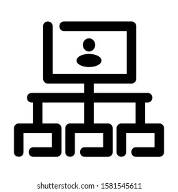 organization icon isolated sign symbol vector illustration - high quality black style vector icons
