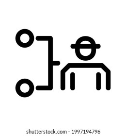 organization icon or logo isolated sign symbol vector illustration - high quality black style vector icons
