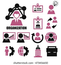 organization icon set