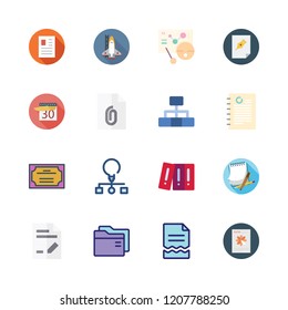 organization icon set. vector set about workflow, notes, meeting and archives icons set.