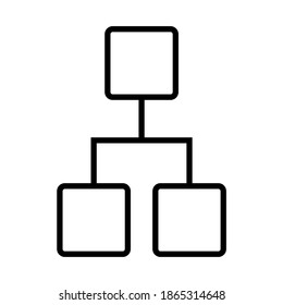Organisationssymbol, Teamwork-Gruppe, Leute zusammenarbeiten, Partnerschaftssymbol, Vektorgrafik einzeln für Webseiten