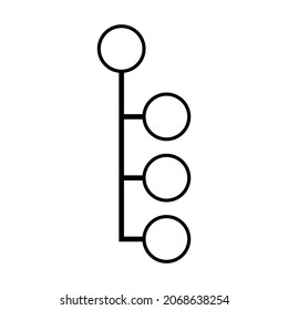 Organization icon, Teamwork group, people work together, partnership symbol, vector illustration isolated for web page .