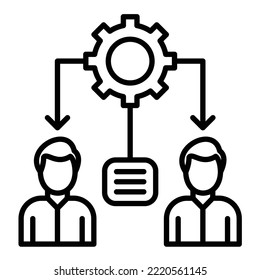 Organization icon vector image. Can also be used for web apps, mobile apps and print media.