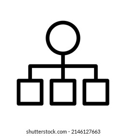 Organization Icon Vector Symbol Design Illustration