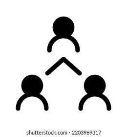 Organization Icon Vector Symbol Design Illustration