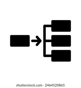 Icono de Organización Ilustración de diseño de símbolo de Vector