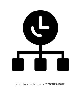 Ilustración de diseño de símbolo de Vector de icono de Organización