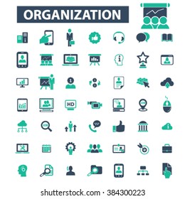 iconos de organización
