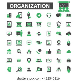 iconos de organización
