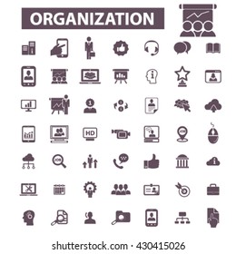 iconos de organización
