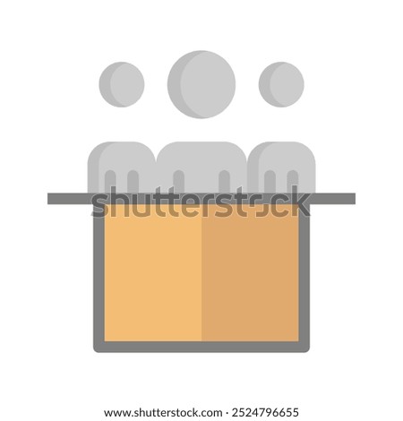 organization icons. with flat style, suitable for school and business symbol logo illustration.
