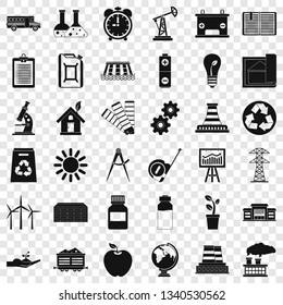Organization icons set. Simple style of 36 organization vector icons for web for any design
