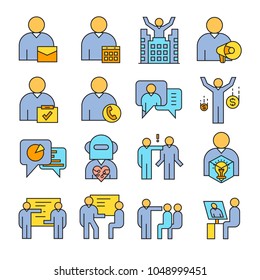 organization and management icons