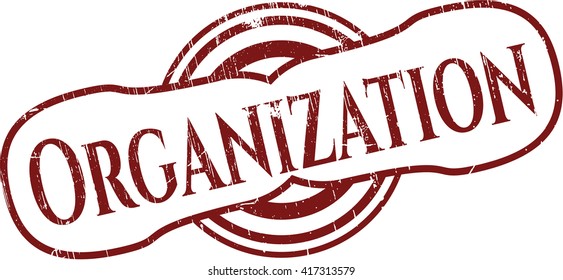 Organization rubber grunge seal