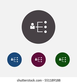 organization structure icon vector, can be used for web and mobile design
