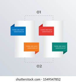 Organization structure infographics template design. Business concept infograph with 4 options, steps, or processes. Vector visualization can be used for workflow layout, diagram, annual report, web