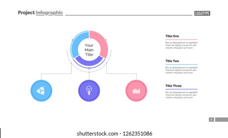Organization structure slide template. Business data. Graph, diagram, design. Creative concept for infographic, report. Can be used for topics like goal, strategy, marketing