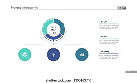 Organization structure slide template. Business data. Graph, diagram, design. Creative concept for infographic, report. Can be used for topics like goal, strategy, marketing