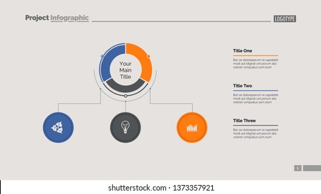 Organization structure slide template. Business data. Graph, diagram, design. Creative concept for infographic, report. Can be used for topics like goal, strategy, marketing
