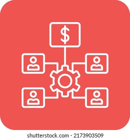 Organization vector icon. Can be used for printing, mobile and web applications.